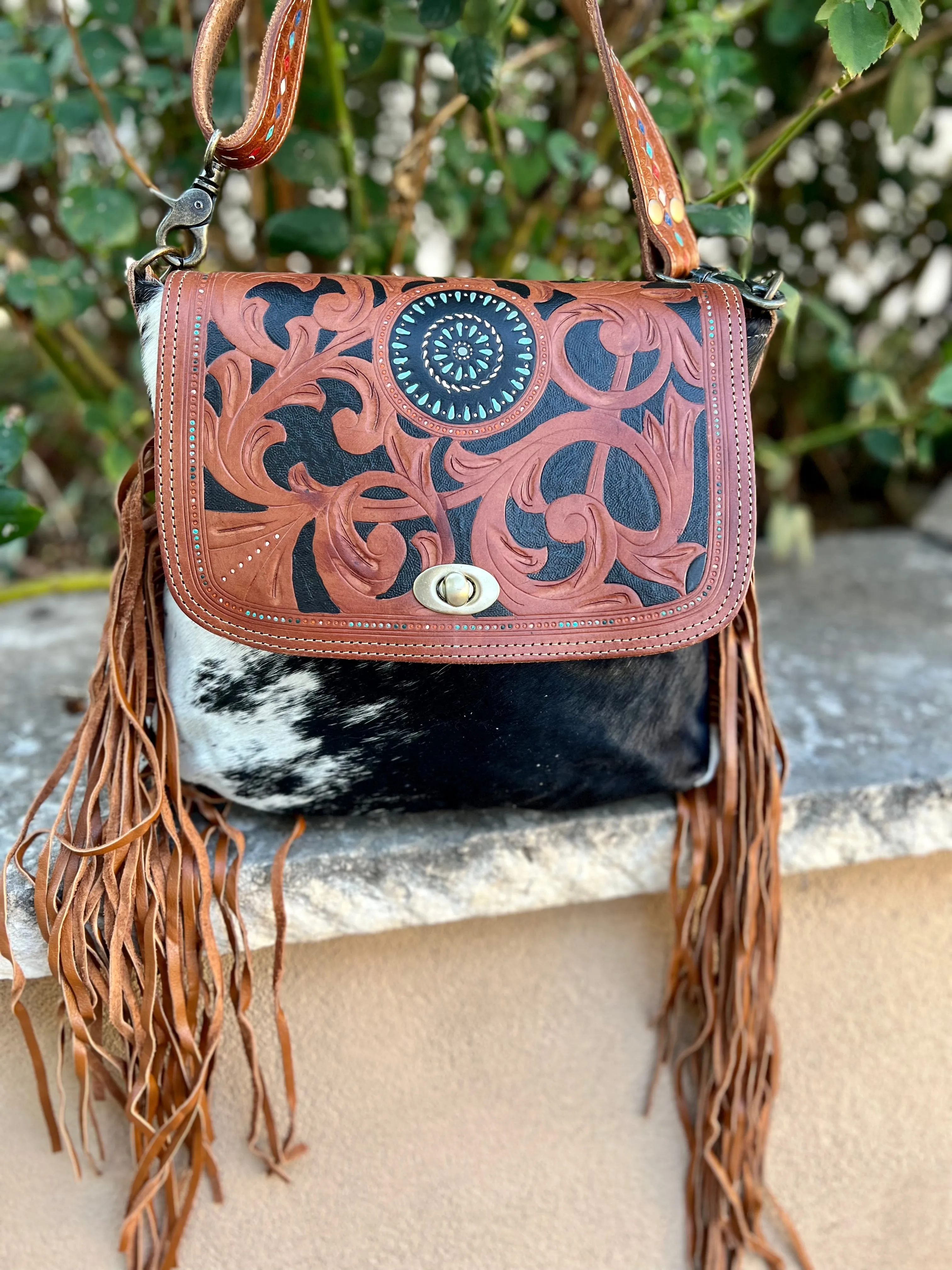 Broken Bough Tooled Bag