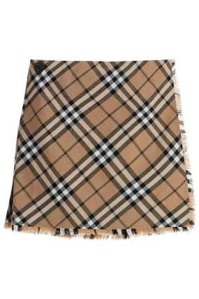 BURBERRY burberry check skirt with