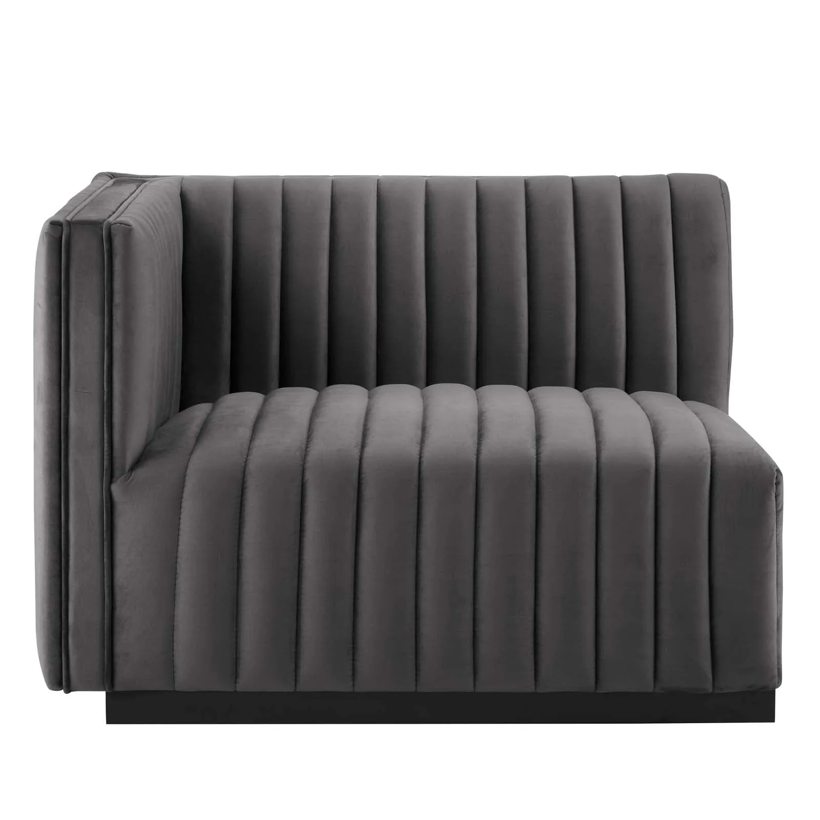 Conjure Channel Tufted Performance Velvet 4-Piece Sofa by Modway