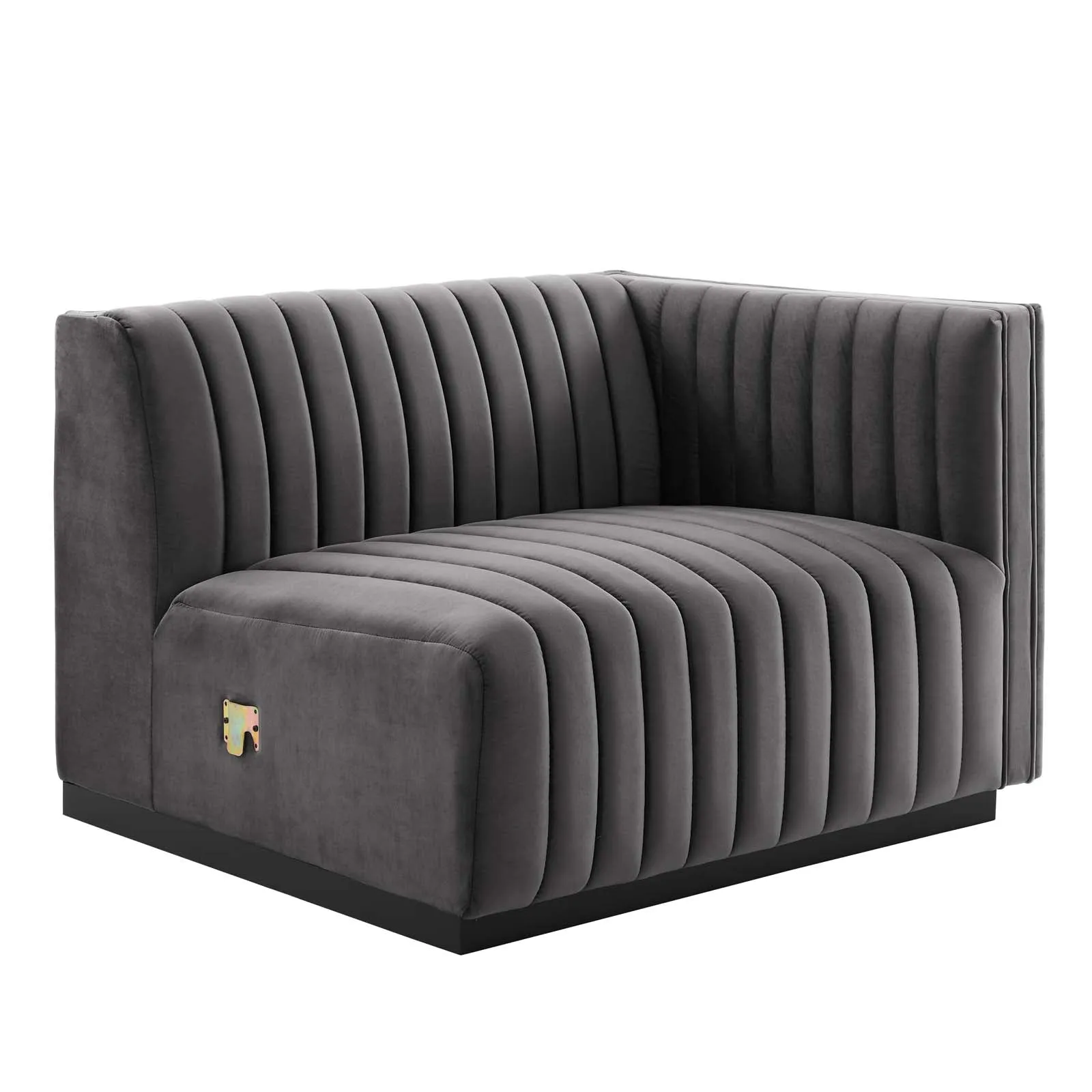 Conjure Channel Tufted Performance Velvet 5-Piece Sectional by Modway