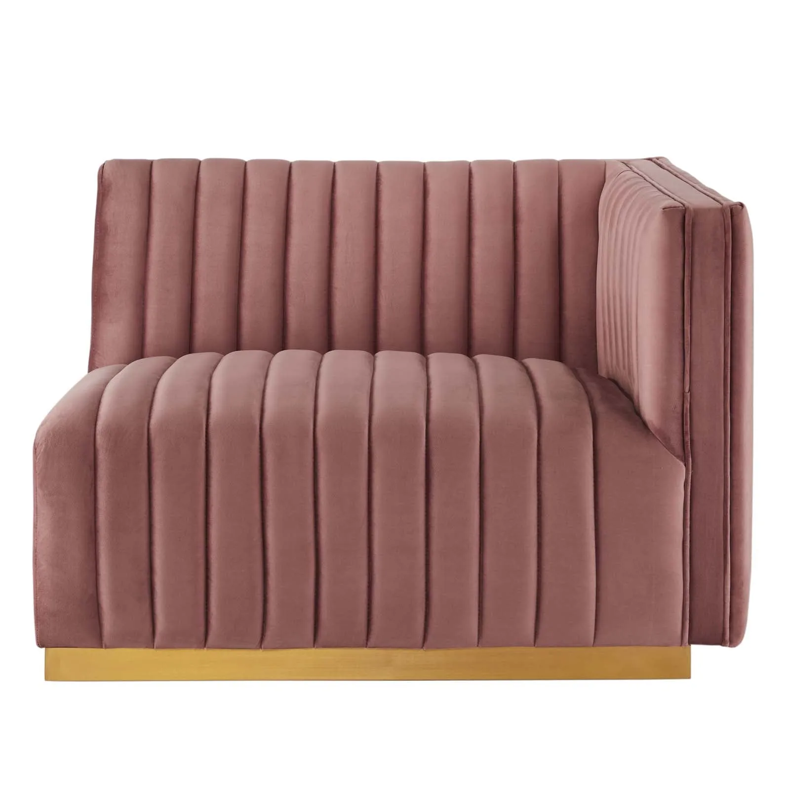 Conjure Channel Tufted Performance Velvet Loveseat by Modway