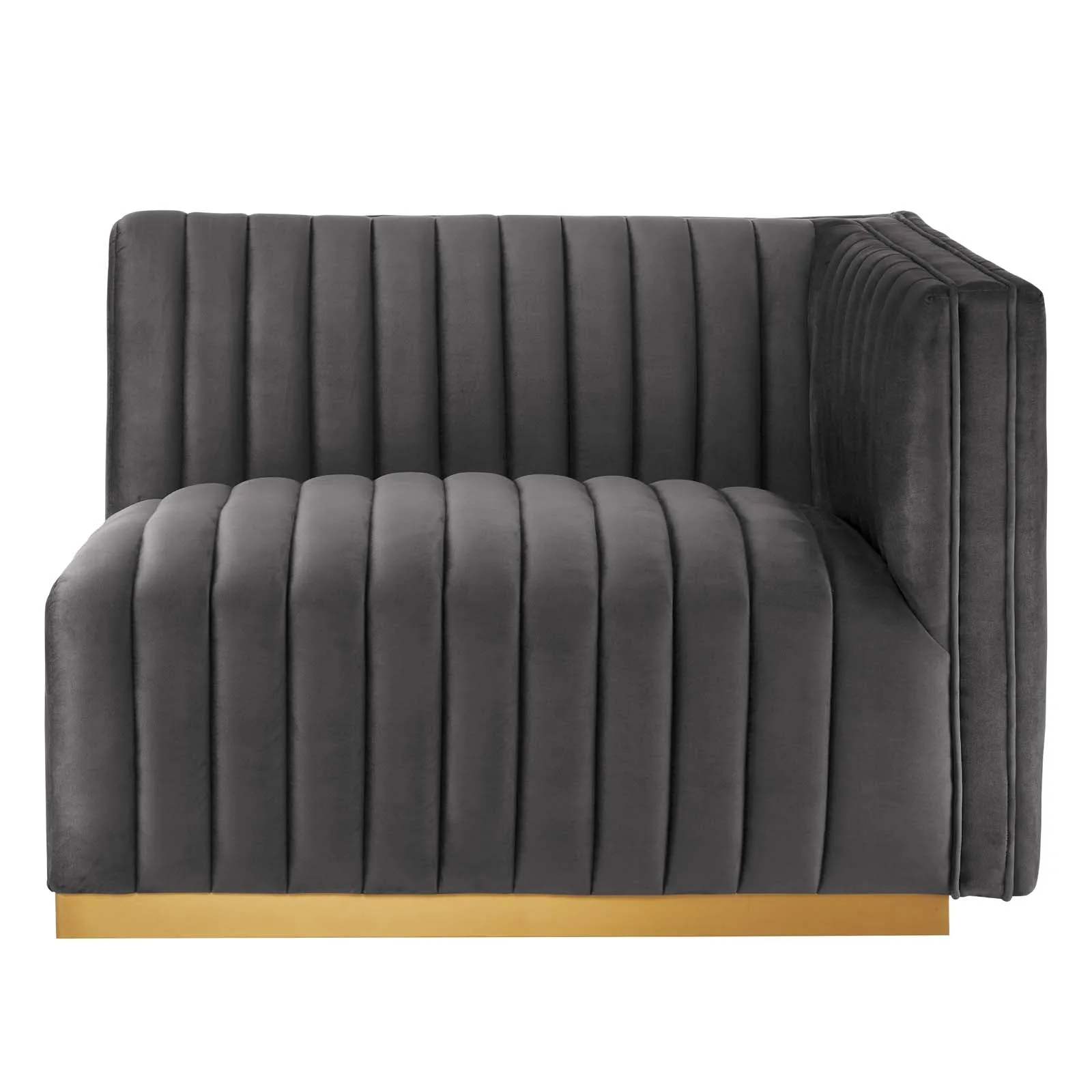 Conjure Channel Tufted Performance Velvet Loveseat by Modway