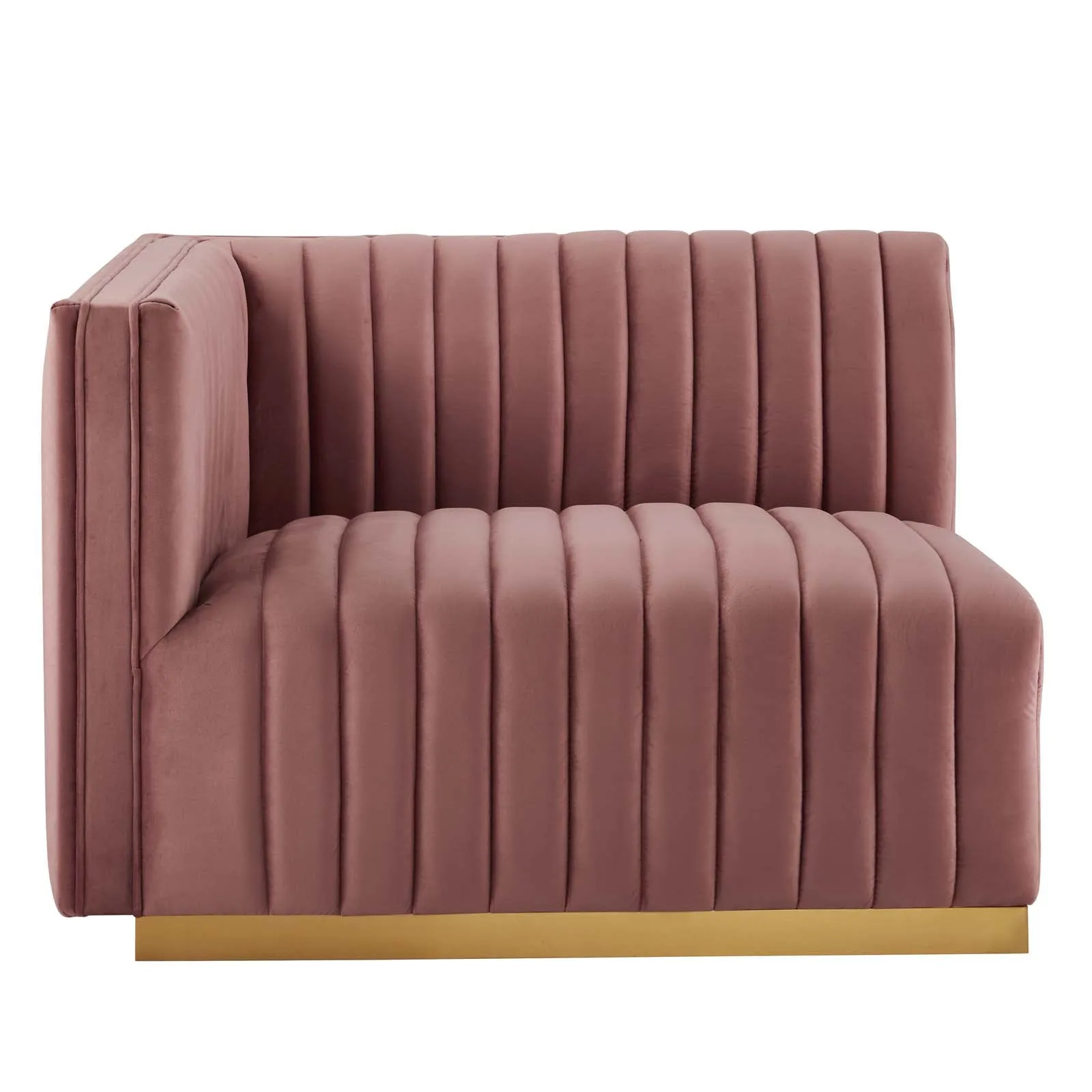 Conjure Channel Tufted Performance Velvet Loveseat by Modway