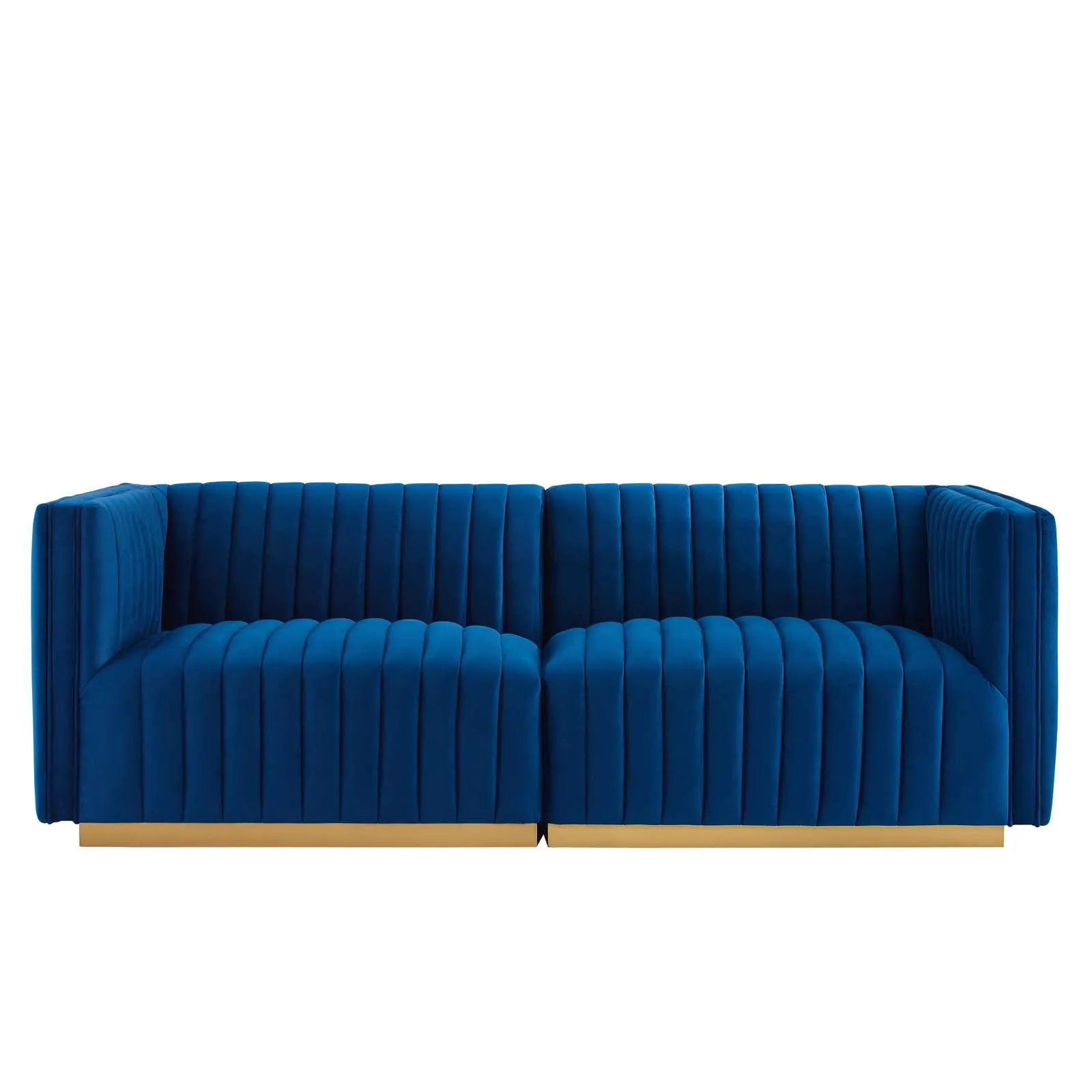 Conjure Channel Tufted Performance Velvet Loveseat by Modway