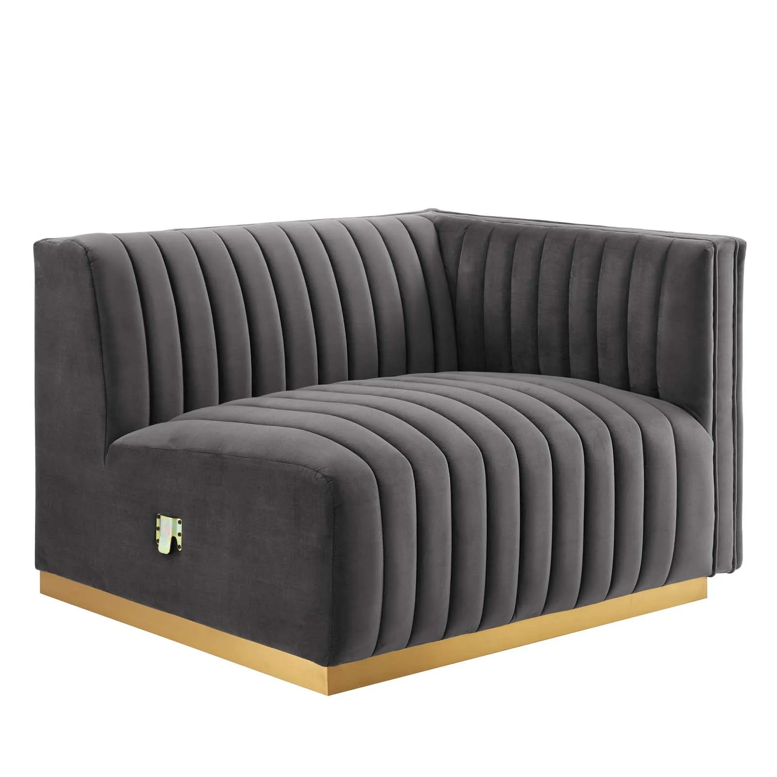 Conjure Channel Tufted Performance Velvet Loveseat by Modway