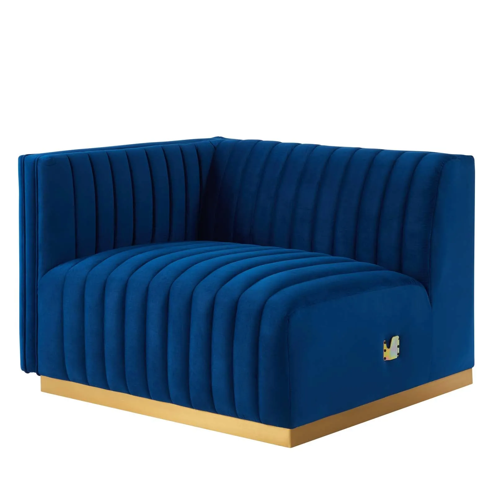 Conjure Channel Tufted Performance Velvet Loveseat by Modway