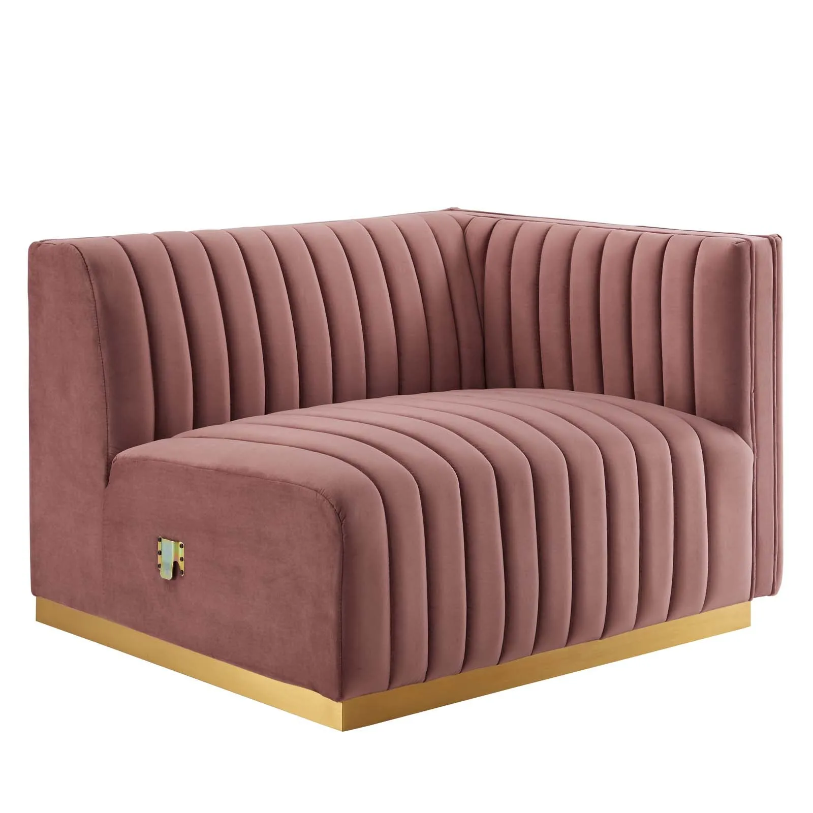 Conjure Channel Tufted Performance Velvet Loveseat by Modway