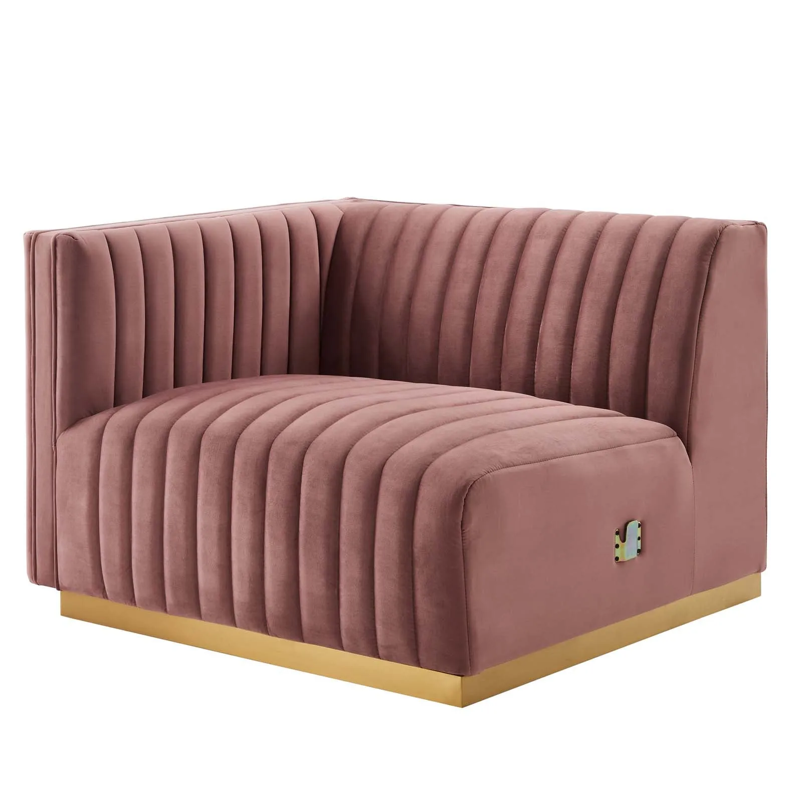 Conjure Channel Tufted Performance Velvet Loveseat by Modway