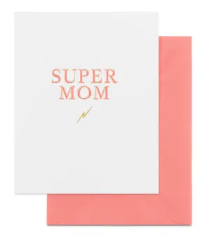 Greeting Card - Super Mom