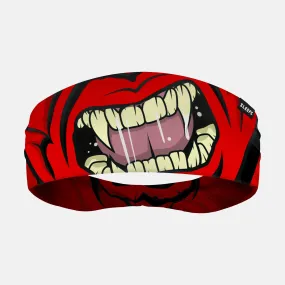 Red Beast Mask Double-sided Wide Headband