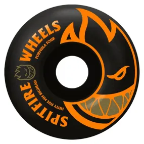 Spitfire Formula Four 99D Bighead Skateboard Wheels (Black/Orange)