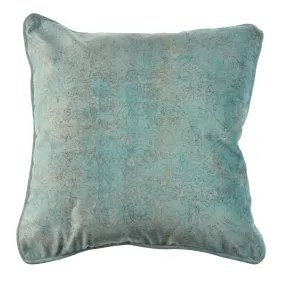 Walter Knabe Pillow 20" Velvet Weston Light Blue